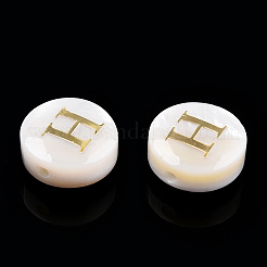 Бусины из натуральных пресноводных ракушек SHEL-N036-01H