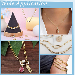 4 шт. 2-цветные латунные микро-паве прозрачные кубические цирконии винтовые карабины-замки FIND-UN0004-44