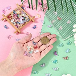 120шт 12 стиля прозрачные стеклянные бусины&nbsp;GLAA-YW0003-79