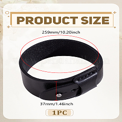 1шт панк браслеты из коровьей кожи&nbsp;BJEW-LP0003-55B