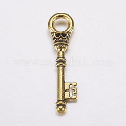 Pendente in lega stile tibetano&nbsp;TIBEP-EA10909YKG-AG-LF