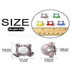 Perline fatte a mano a lume 7pz 7 colori&nbsp;LAMP-CJ0002-15
