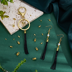 1 коробка концы смешанный латунь шнур&nbsp;KK-PH0009-03G-B