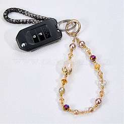 1 Stück Handy-Armbänder aus Glas- und Acrylperlen&nbsp;AJEW-SZ0002-72