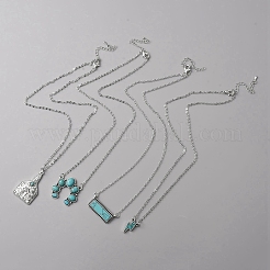 4 шт. 4 стильных цветка&nbsp;NJEW-WH0015-13AS