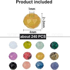 Perles rondelles de jade de Malaisie naturelle teintes&nbsp;G-NB0001-77