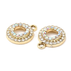 Подвески со стразами из сплава с ультрафиолетовым покрытием PALLOY-A004-07G