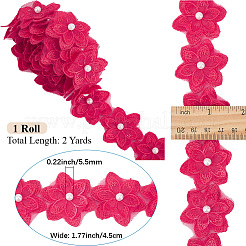 2 Yard Blumen-Polyester-Spitzenbesatz&nbsp;OCOR-CY0001-19B