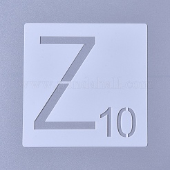 Пластиковый многоразовый трафарет для рисования для детей X-DIY-WH0156-78A