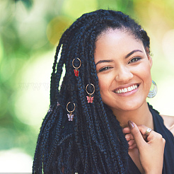 Дреды из сплава и акрила OHAR-WH0011-36