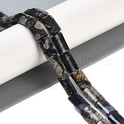 Бусины из натурального глаукофана G-C141-G01-01