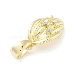 Colgante micropavé cubic zirconia de latón&nbsp;KK-F877-19G