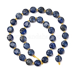 Нитки бусины из натурального ляписа-лазури G-C116-A110-01