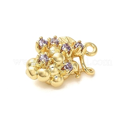 Латунные микро проложить кубического циркония подвески&nbsp;KK-L229-001G-06