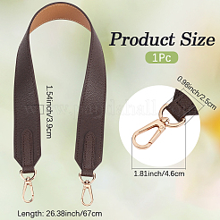 Lange Taschenriemen aus doppelseitigem Rindsleder&nbsp;PURS-CL0001-49B