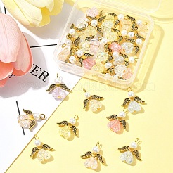 30шт. подвески-сердечки из акрила PALLOY-FS00024