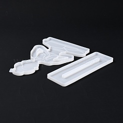 Силиконовые Молды для статуй для йоги своими руками&nbsp;DIY-G046-12