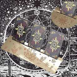 2 Stück 2 Stile Naturholz-Kartenständer für Tarot&nbsp;DJEW-GF0001-23