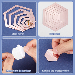 Акриловые наклейки на зеркала FIND-WH20019-45A