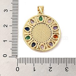 Стойки обшивки латунь микро проложить Циркон подвеску&nbsp;KK-P241-35G