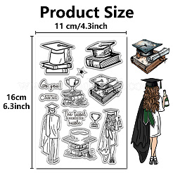 Изготовленные на заказ пластиковые прозрачные штампы из ПВХ DIY-WH0439-0248