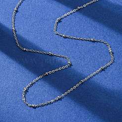 Ожерелья-спутнички из нержавеющей стали 304 толщиной 2.5 мм NJEW-T016-25P