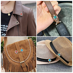 16 комплект заклепок-монет из сплава 4 цветов с винтовой заклепкой FIND-SW0001-32