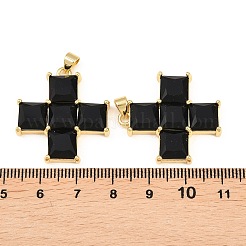 Латунные микро проложить кубического циркония подвески&nbsp;KK-Z146-03G-03