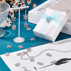 80 шт. Подвески из сплава в тибетском стиле&nbsp;TIBEP-PH0001-69AS