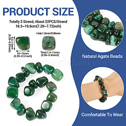 3 нитка натуральный агат бусины нити G-TA0002-69