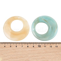 Pendentifs en résine imitation jade&nbsp;RE-CBA476D-01A