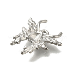 304 cabochon in acciaio inox per smalto&nbsp;STAS-U031-15P