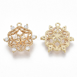 Латунный микро-паве кубический цирконий KK-S356-042G-NF