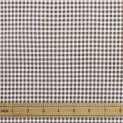 Tissu en fibres de coton tartan&nbsp;DIY-WH0504-685E