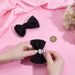 2 шт. атласная лицевая часть с бантом и железными пряжками для обуви&nbsp;FIND-PH0028-06C