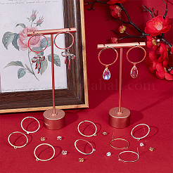 20 шт. 2 цвета 201 нержавеющая сталь круглая фурнитура для сережек-гвоздиков STAS-BBC0002-35