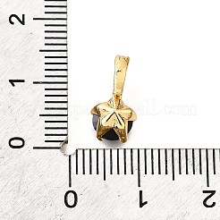 Adornos de latón micropavé de circonia cúbica&nbsp;KK-D356-05E-G