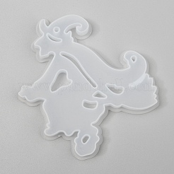 Хэллоуин DIY силиконовые Молды ведьмы X-DIY-L021-51