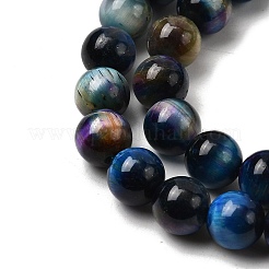 Природных тигровый глаз бисер нитей&nbsp;LS-G-F561-8mm-B08