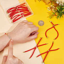 Изготовление браслета-слайдера из витого нейлонового шнура 10шт. MAK-UN0001-54B