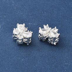 Латунные микропаве из прозрачного кубического циркония KK-G531-03S