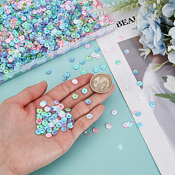 5 набор 5-х цветных непрозрачных акриловых бусин с УФ-покрытием&nbsp;FIND-GA0006-55