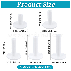 5 support de tees de golf en caoutchouc&nbsp;DIY-GF0012-94