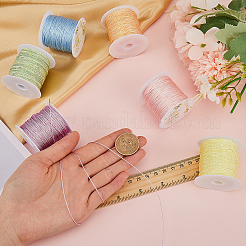 6 рулон 6 цветов 12-слойная полиэфирная нить OCOR-SC0001-06A