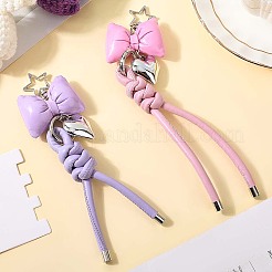 2шт брелок из искусственной кожи 2 цветов KEYC-CL0001-03A