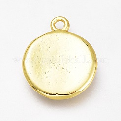 Colgantes de esmalte de latón&nbsp;KK-H103-01M-G
