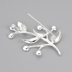 Латунная брошь установки горного хрусталя KK-S329-23S