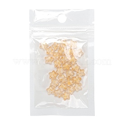 Спрей окрашены прозрачные стеклянные бусины GLAA-FS0001-01B