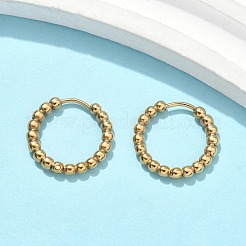 Серьги-кольца из нержавеющей стали 301 для женщин EJEW-U066-05G