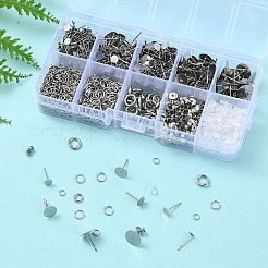 Наборы для самостоятельного изготовления сережек-гвоздиков из нержавеющей стали 304&nbsp;DIY-YW0010-50